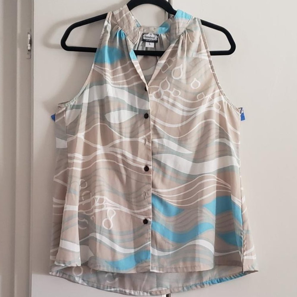 Manuhealii  Manuheali'i Sleeveless Tank Shirt L